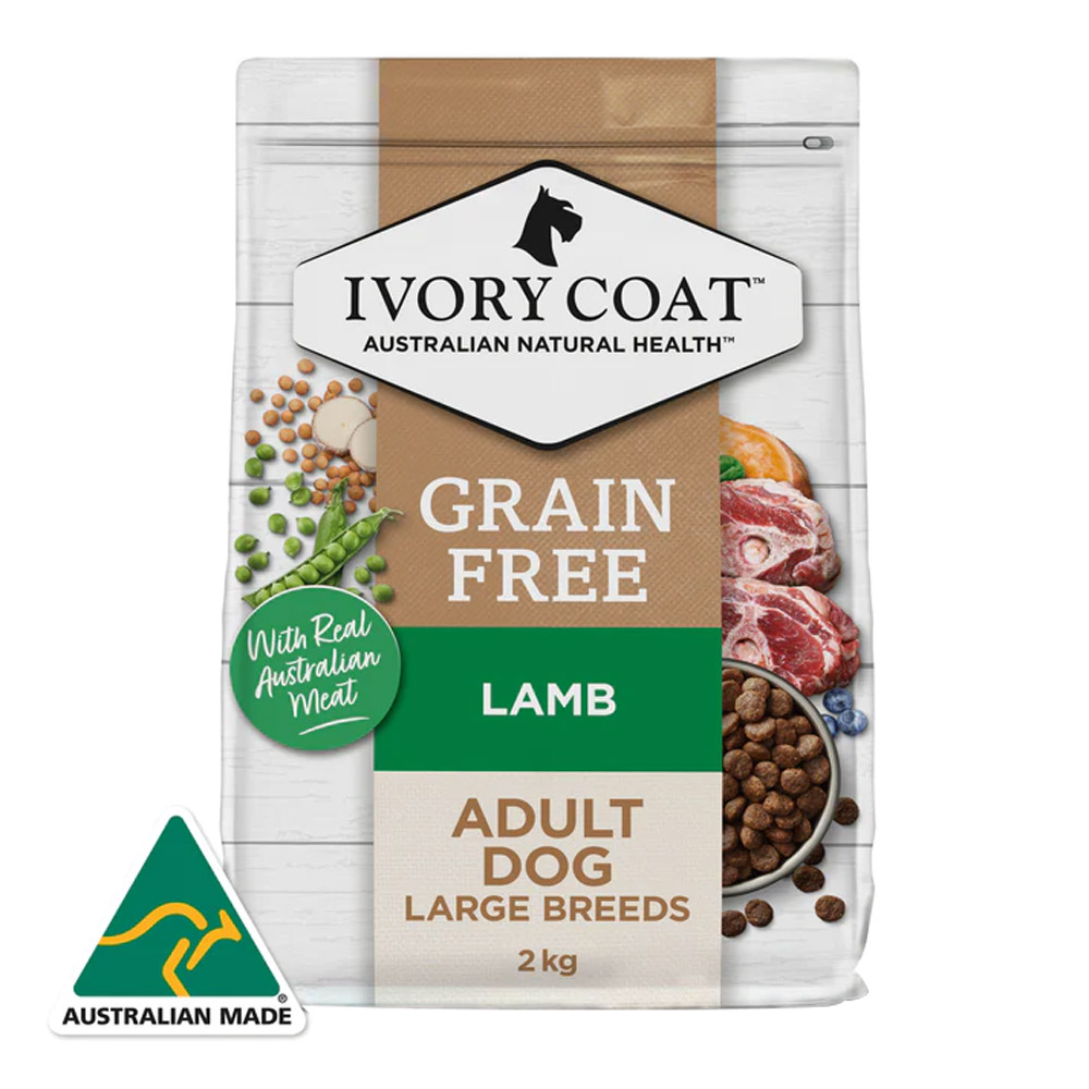 Ivory Coat Grain Free Lamb Adult Large Breed Dry Dog Food for Food