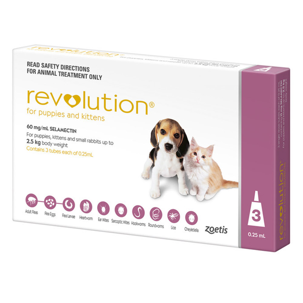 Revolution For Puppies (Pink) upto 2.5Kg