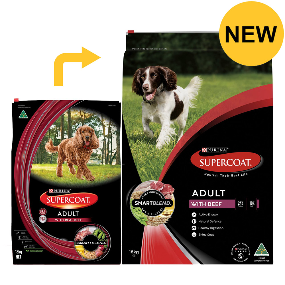 Supercoat SmartBlend With Beef Adult Dry Dog Food for Food