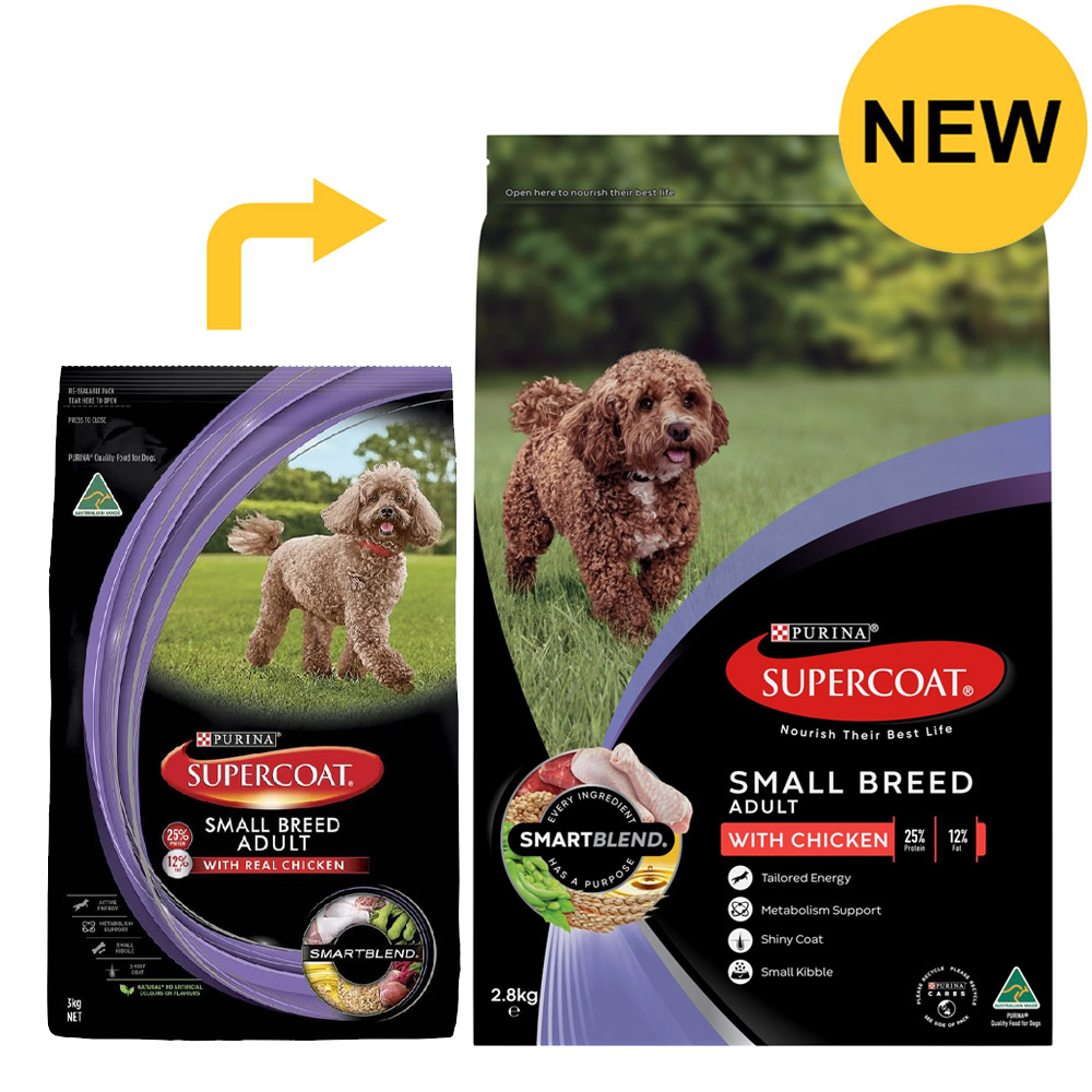 Supercoat SmartBlend With Chicken Adult Small Breed Dry Dog Food for Food