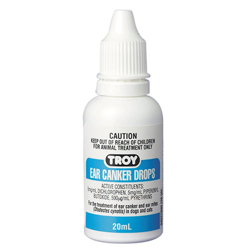 Troy Ear Canker Drops for Dogs