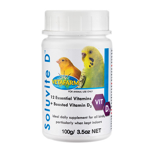 Vetafarm Soluvite D Vitamin Powder for Birds for Bird Supplies